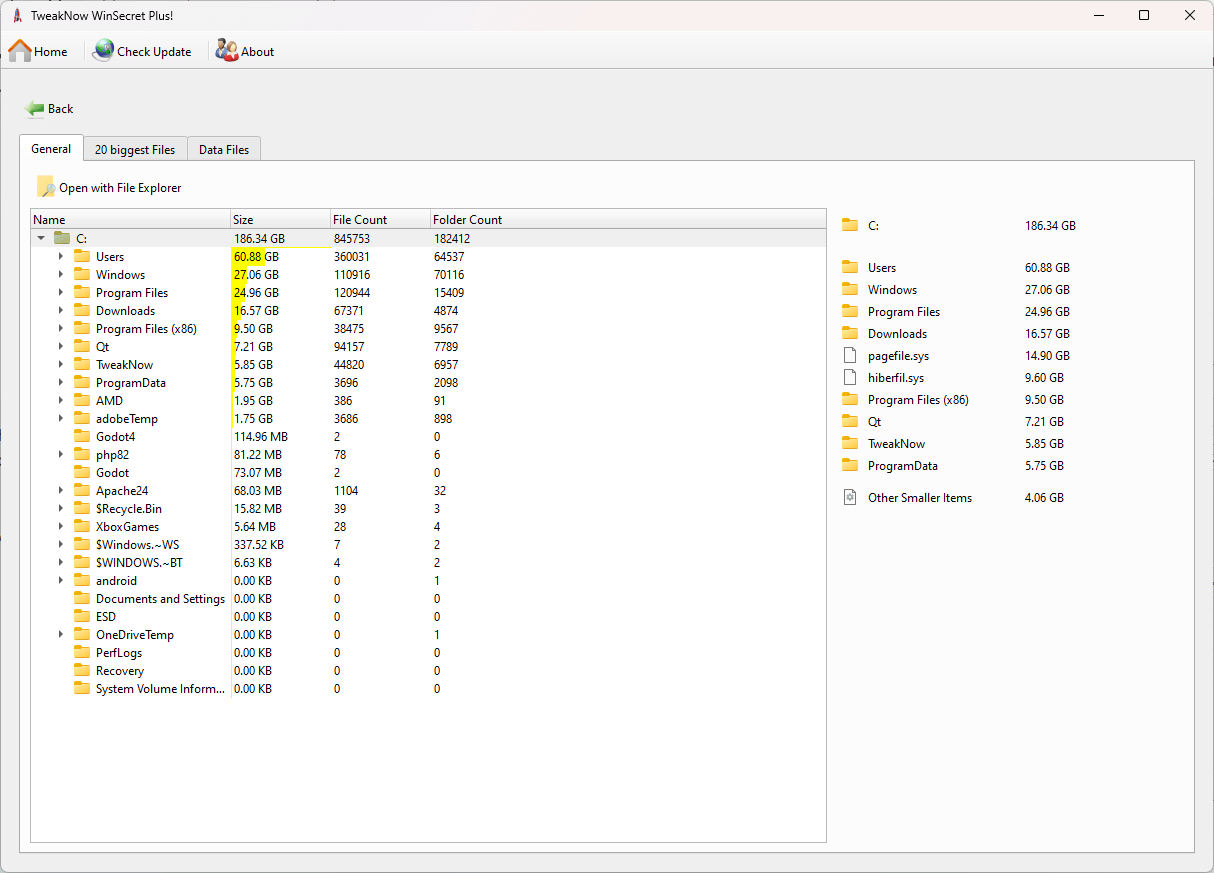 Folder Size Analyzer