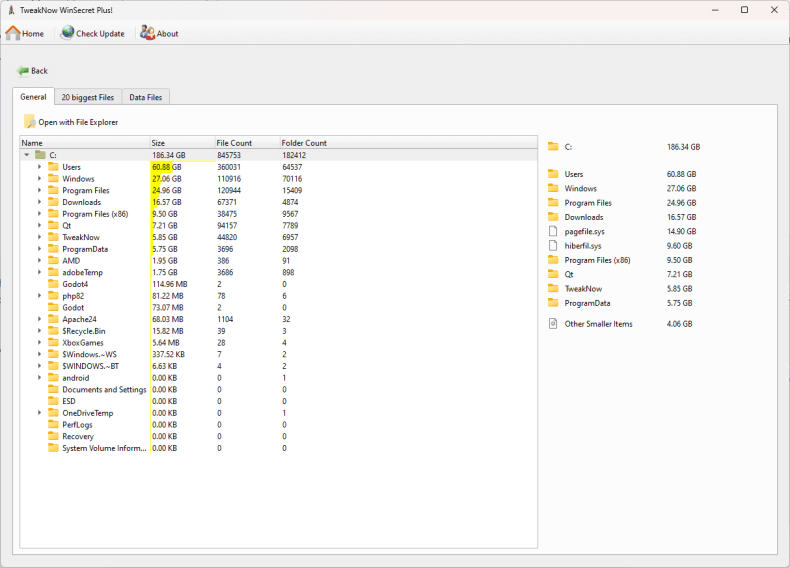 Folder Size Analyzer