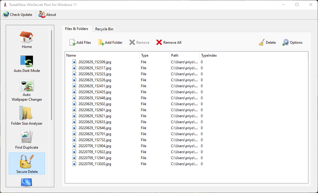TweakNow WinSecret Plus! for Windows 11 and 10 4.8.2 download the new for mac